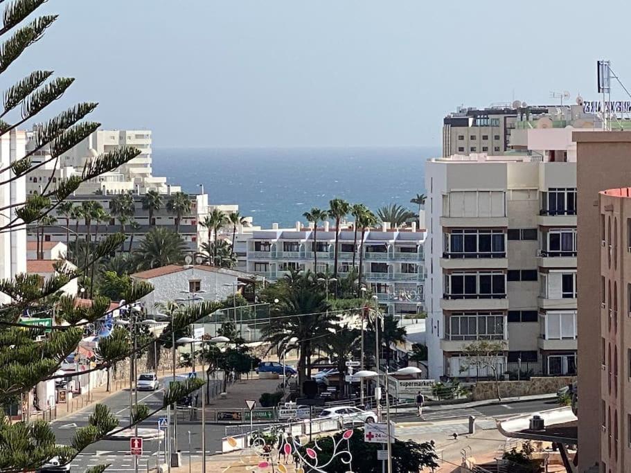 Апартаменты Attico Playa De Ingles Con Parking E Piscina Плайя-дель-Инглес Экстерьер фото